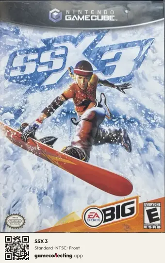 SSX 3 Nintendo GameCube, NTSC box front