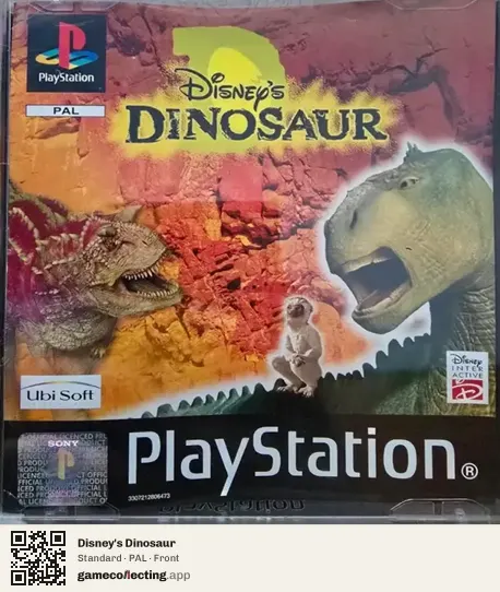 Disney's Dinosaur PlayStation, PAL box front