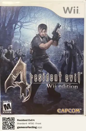 Resident Evil 4 Nintendo Wii, NTSC box front