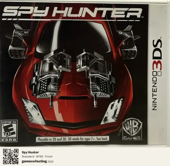 Spy Hunter Nintendo 3DS, NTSC box front