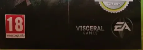 Dead Space 2, the PEGI square on its front