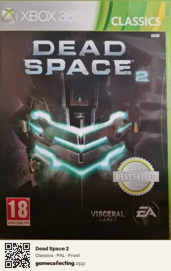 Dead Space 2 Xbox 360, PAL box front