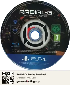 Radial-G: Racing Revolved PlayStation 4, PAL disc