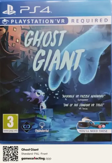 Ghost Giant PlayStation 4, PAL box front