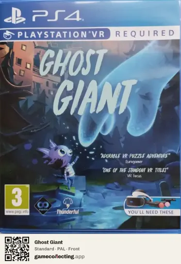 Ghost Giant PlayStation 4, PAL box front