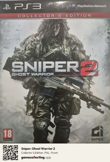 Sniper: Ghost Warrior 2 PlayStation 3, PAL box front