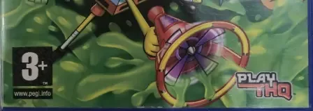 SpongeBob SquarePants featuring Nicktoons: Globs of Doom, the PEGI square on its front