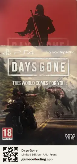 Days Gone PlayStation 4, PAL box front