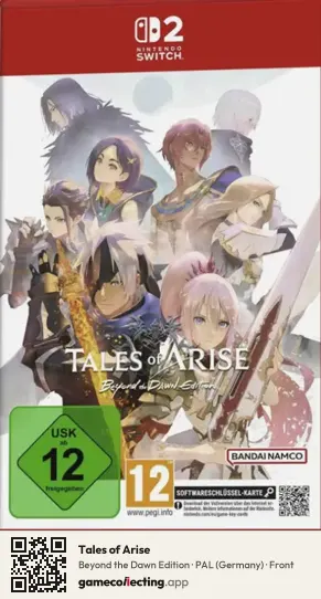 Tales of Arise Nintendo Switch 2, Germany box front