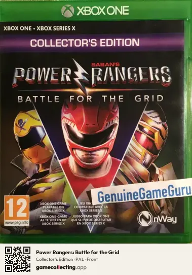 Power Rangers: Battle for the Grid Xbox One, PAL box front