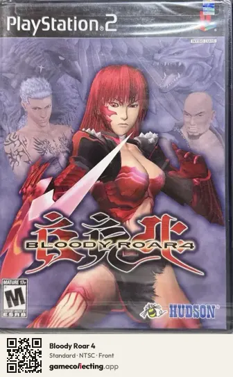 Bloody Roar 4 PlayStation 2, NTSC box front