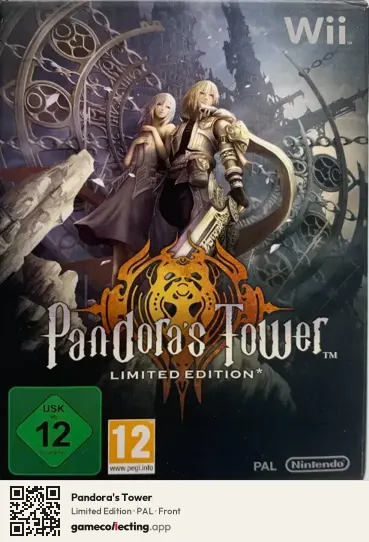 Pandora's Tower Nintendo Wii, PAL box front