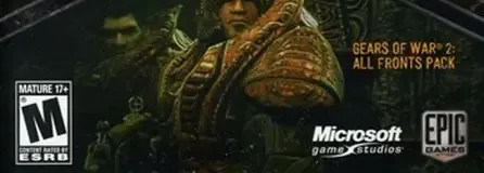 Gears of War Triple Pack, the ESRB box on its front