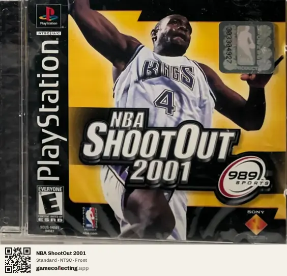 NBA ShootOut 2001 PlayStation, NTSC box front