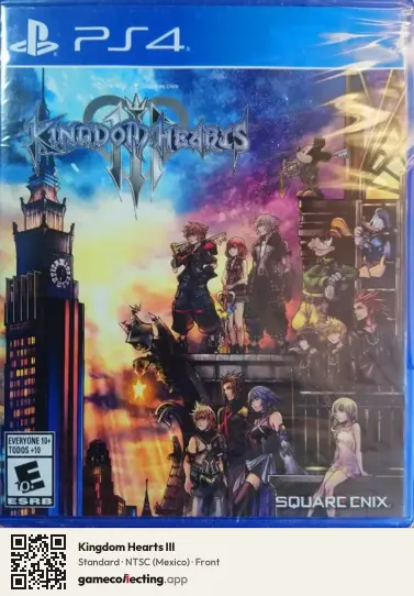 Kingdom Hearts III PlayStation 4, Mexico box front