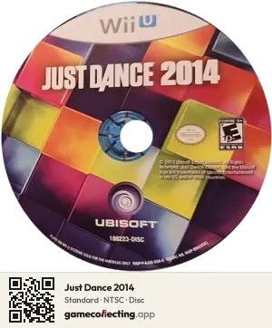 Just Dance 2014 Nintendo Wii U, NTSC disc