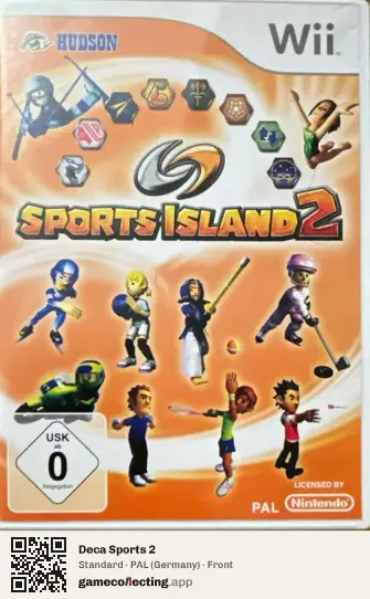 Deca Sports 2 Nintendo Wii, Germany box front