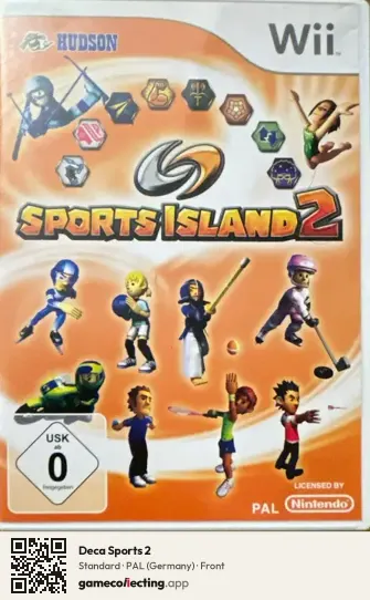 Deca Sports 2 Nintendo Wii, Germany box front