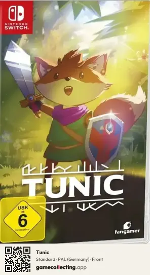 Tunic Nintendo Switch, Germany box front
