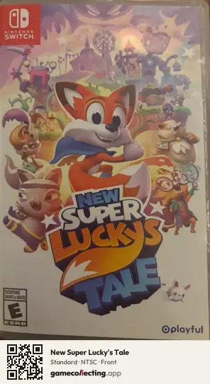 New Super Lucky's Tale Nintendo Switch, NTSC box front