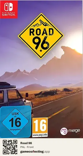 Road 96 Nintendo Switch, PAL box front