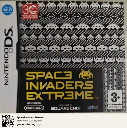 Space Invaders Extreme Nintendo DS, Italy box front