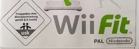 Wii Fit, the USK square on its front