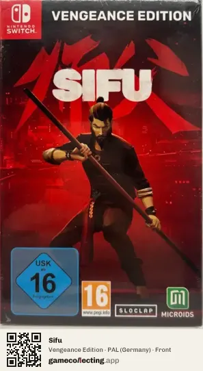 Sifu Nintendo Switch, Germany box front