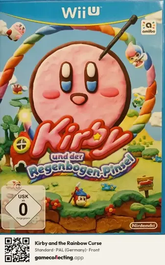 Kirby and the Rainbow Curse Nintendo Wii U, Germany box front
