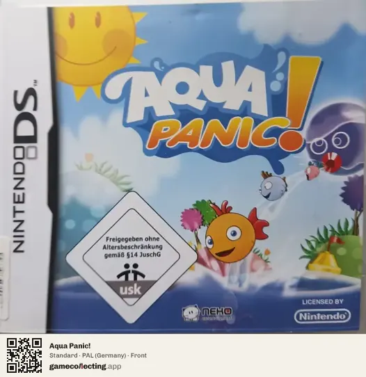 Aqua Panic! Nintendo DS, Germany box front