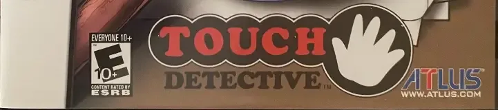 Touch Detective, the ESRB box on its front
