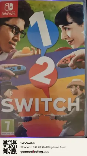 1-2-Switch Nintendo Switch, United Kingdom box front