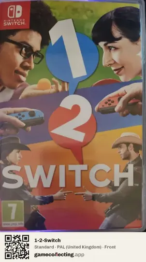 1-2-Switch Nintendo Switch, United Kingdom box front