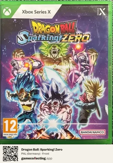 Dragon Ball: Sparking! Zero Xbox Series X, Germany box front