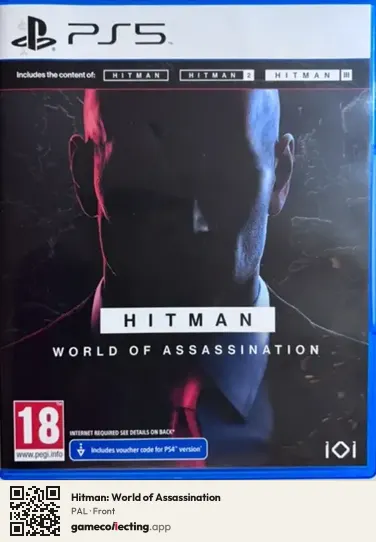 Hitman: World of Assassination PlayStation 5, PAL box front