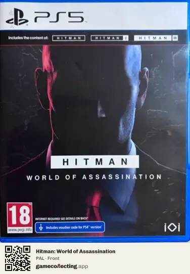 Hitman: World of Assassination PlayStation 5, PAL box front