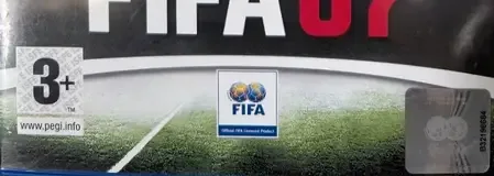 FIFA 07, the PEGI square on its front