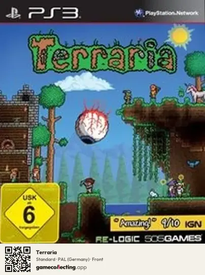 Terraria PlayStation 3, Germany box front