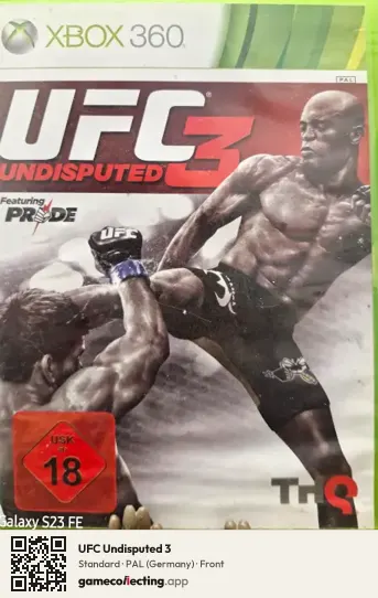 UFC Undisputed 3 Xbox 360, Germany box front
