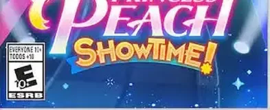 Princess Peach: Showtime!, the ESRB box on its front
