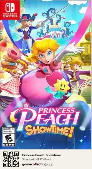 Princess Peach: Showtime! Nintendo Switch, NTSC box front