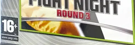 Fight Night Round 3, the PEGI square on its front