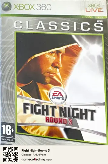 Fight Night Round 3 Xbox 360, PAL box front