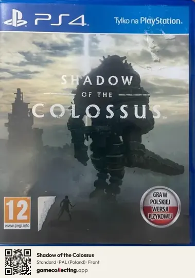 Shadow of the Colossus PlayStation 4, Poland box front