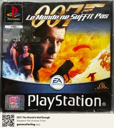 007: The World Is Not Enough PlayStation, France box front