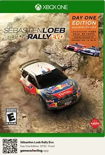 Sébastien Loeb Rally Evo Xbox One, NTSC box front