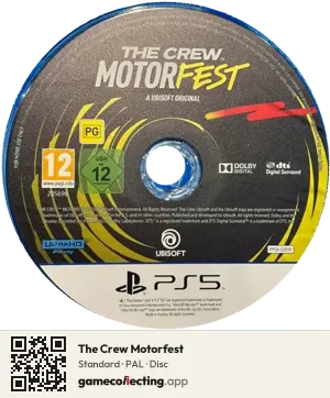 The Crew Motorfest PlayStation 5, PAL disc