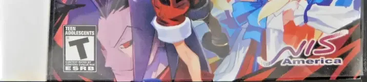Disgaea DS, the ESRB box on its front