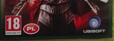 Assassin's Creed II, the PEGI square on its front