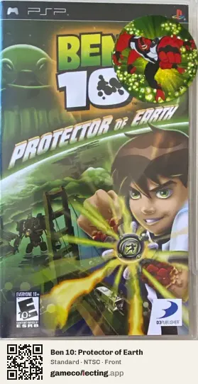 Ben 10: Protector of Earth PlayStation Portable, NTSC box front